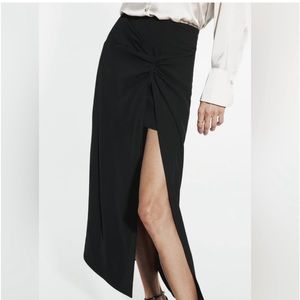 Zara Knotted Midi Skirt